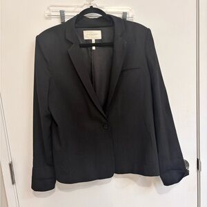 BCBG black blazer with back detail